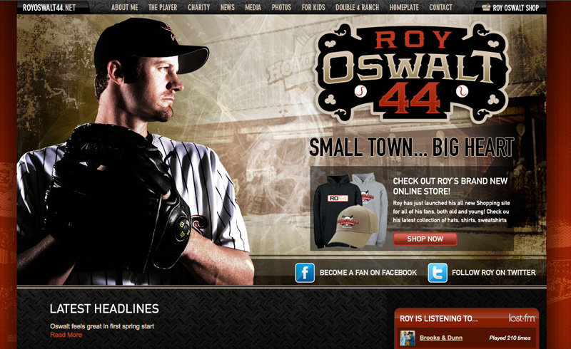 Roy Oswalt’s Brand New Website Launches