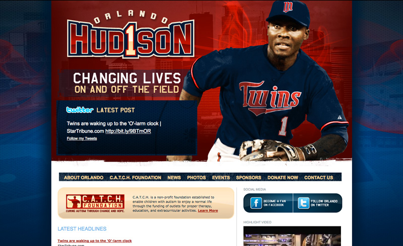 Orlando Hudson website relaunched!