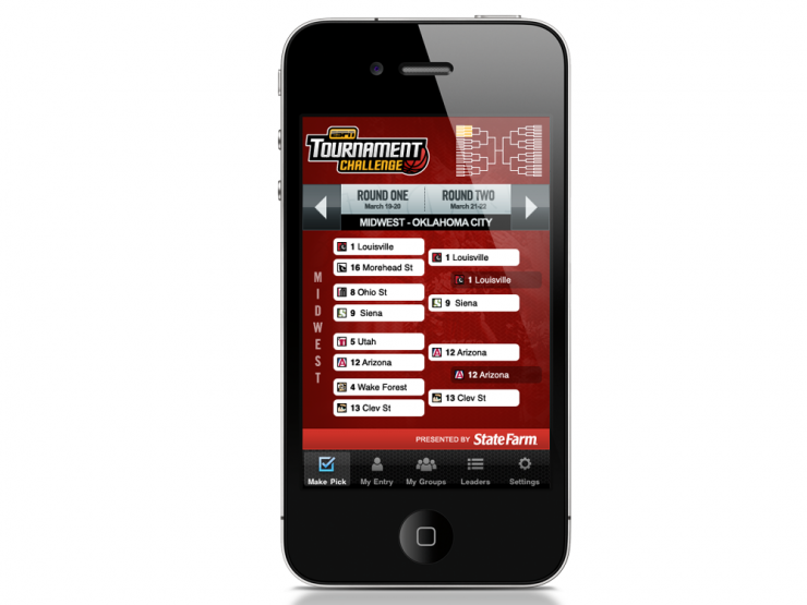 ESPN Tournament Challenge App