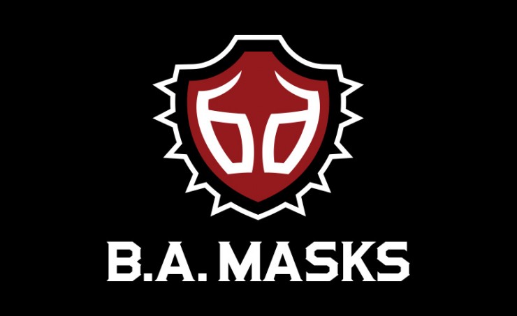 B.A. Masks Logo