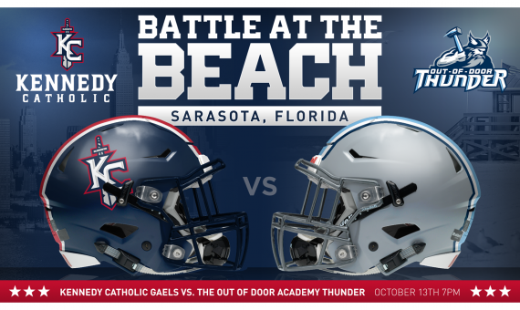 Kennedy Catholic Battle at the Beach Poster