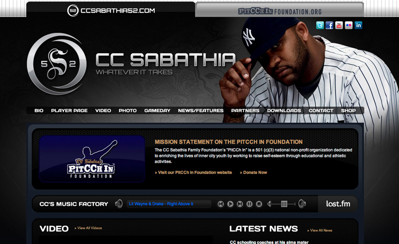 CC Sabathia52.com and PittCChInFoundation.org launch to Critical Success!