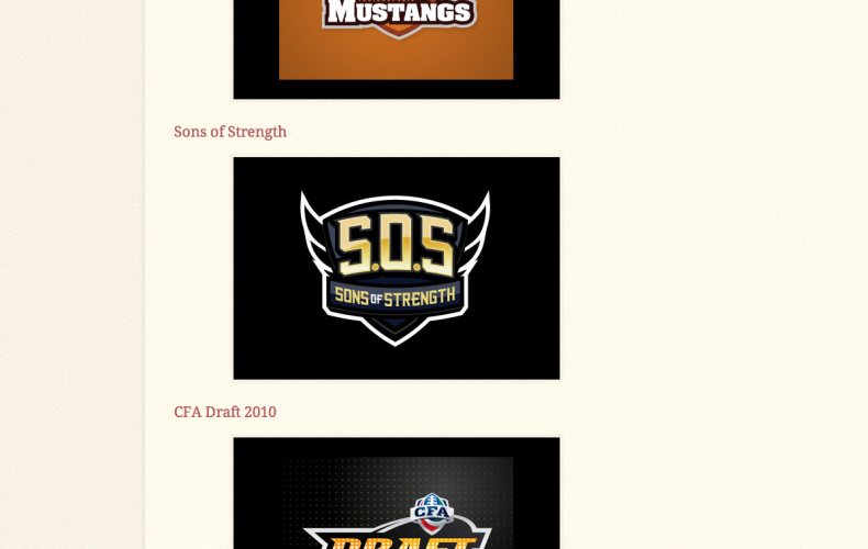 7 Walk Design Logos Featured in “Showcase of Illustrated American Sports Themed Logos”