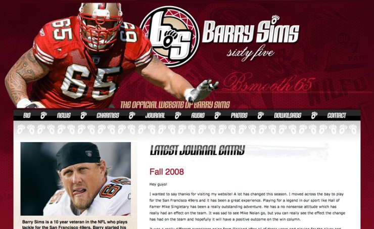 Barry Sims Official Website