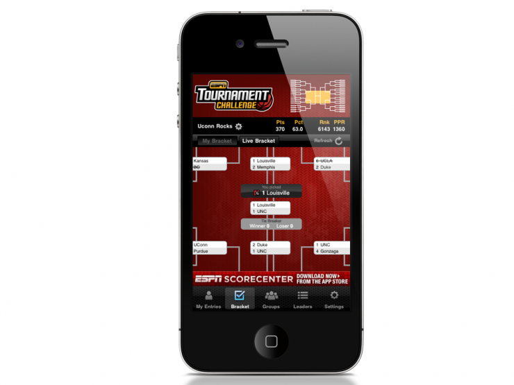 ESPN Tournament Challenge App