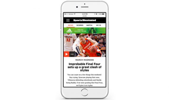 Sports Illustrated 2016 Redesign – Mobile