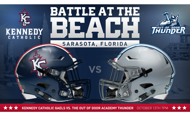 Kennedy Catholic Battle at the Beach Poster